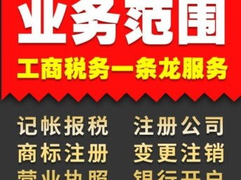 江岸区百步亭专业注册公司、工商执照及财务记账代账服务